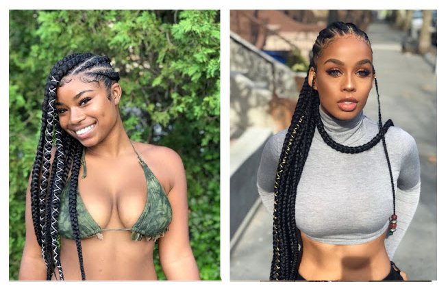 36 Latest Jumbo Lemonade Braids Hairstyles With Accessory To Copy In 2019