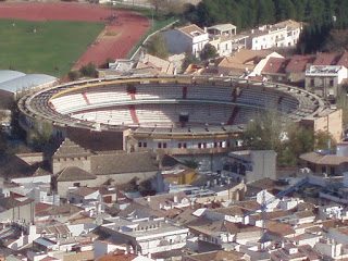 El Coso de La Alameda visto desde el Castillo de Santa Catalina