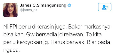 Ni FPI perlu dikerasin juga. Bakar markasnya bisa kan. Gw bersedia jd relawan. Tp kita perlu keroyokan jg. Harus banyak. Biar pada ngaca.