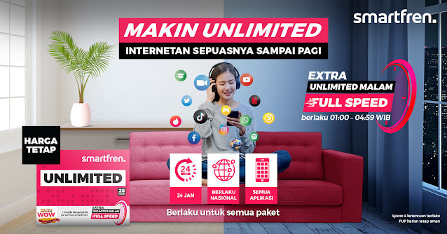 Smartfren Extra Unlimited Malam