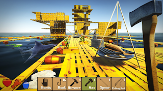 Raft Survival Simulator Apk offline simple craft