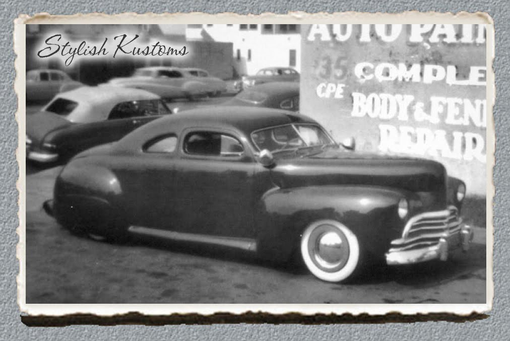 Chopped Ford Kustom Great old photo of a Barris Chopped Ford