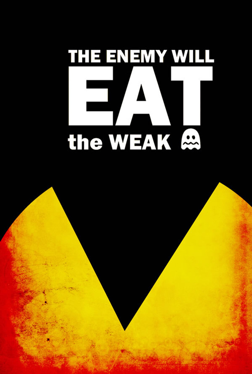 Awesome Poster Designs Eat the Weak