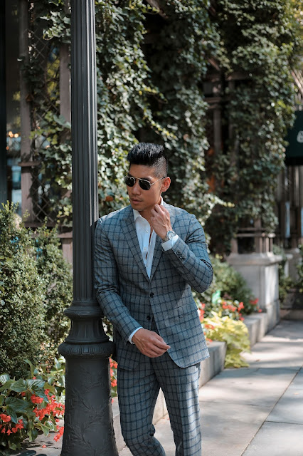 Men's Summer Style, How to Wear Pattern Suit, Prada Teddy Sunglasses, Suede Loafers, Tissot, Menswear Levitate Style, Leo Chan