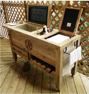 Rustic cooler