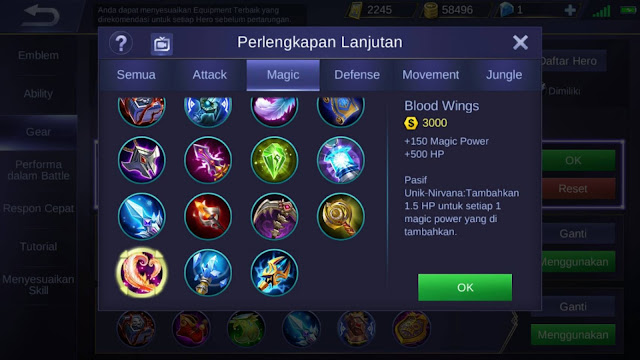 Item Mobile Legends