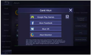 Cara Ganti Akun Mobile Legend di android [Cepat dan Mudah] 