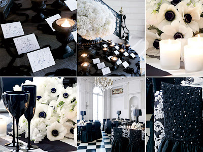 White Wedding Decor. Black and white wedding