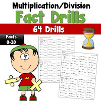  Multiplication and Division Fact Drills 30 facts per page