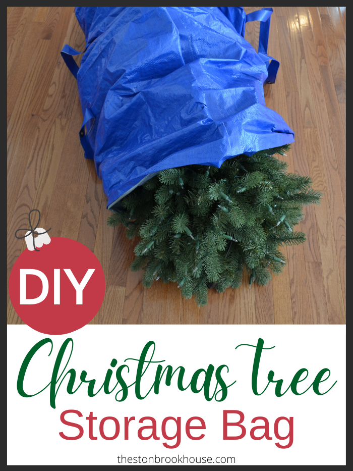 DIY Christmas Tree Storage Bag