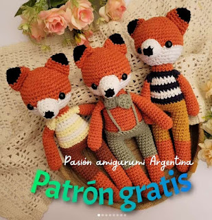 PATRON GRATIS ZORRO AMIGURUMI 68117