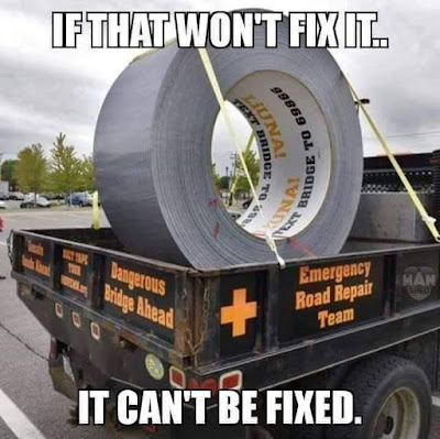 Emergency road repair team.. Mr Fixit..