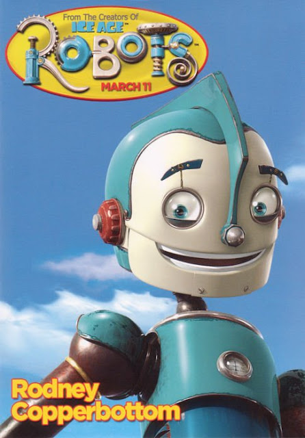 Cartel de Rodney el protagonista de la película Robots