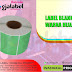 Label Blank Warna Hijau