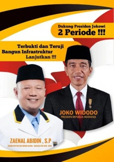 Poster Dirinya Dukung Jokowi, Zaenal Abidin: Bagian dari Aspirasi dan Dinamika Demokrasi di Internal PKS