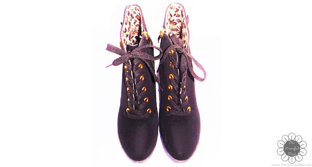 DressLily.com Review | Stylish Lace-Up and Buckle Design Solid Color Ankle Boots For Women (Product Reviews at www.TheGracefulMist.com | @TheGracefulMist)