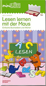 miniLÜK: Lesen lernen mit der Maus: Einfache Buchstaben und Wörter für Vorschulkinder: Vorschule/1. Klasse - Deutsch: Einfache Buchstaben und Wörter für Vorschulkinder