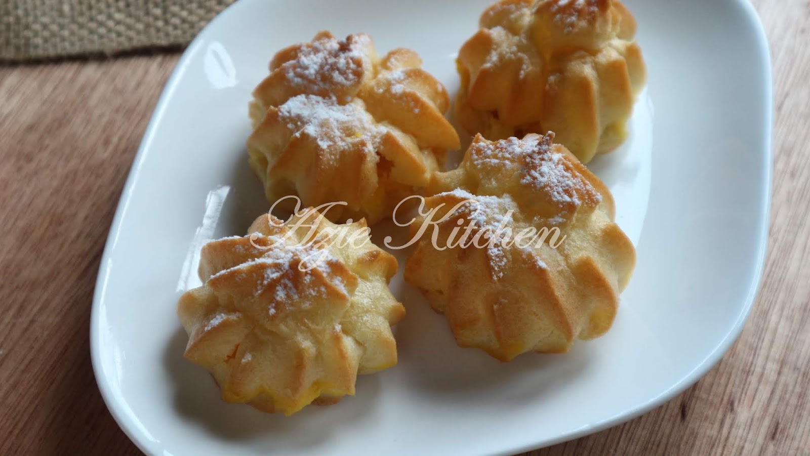 Cream Puff Yang Sedap Dari Juita - Azie Kitchen