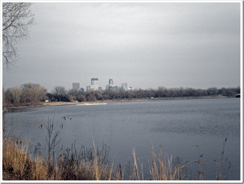 Lake Calhoun with view of Minneapolis Downtown