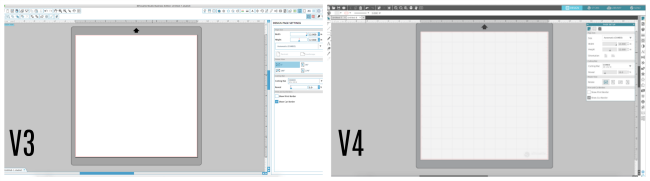 why does my silhouette studio look different, silhouette studio cut settings, silhouette studio v4