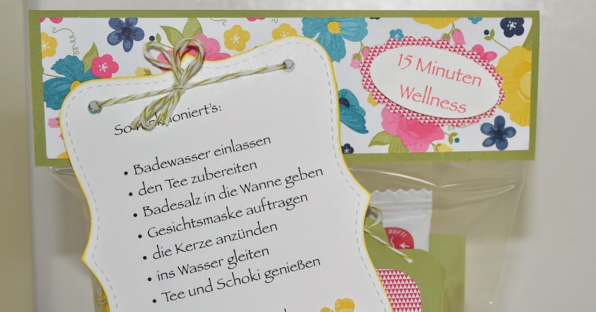 Stempelsee: 15 Minuten Wellness aus der Tüte