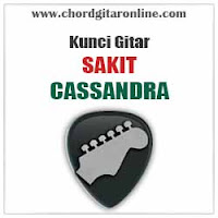 Chord Kunci Gitar Cassandra Sakit