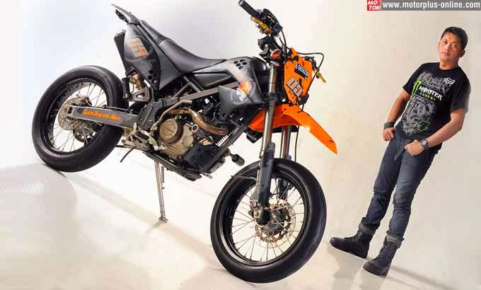 Modifikasi Kawasaki D-Tracker 2012 Jakarta: Bikin Lebih Jangkung