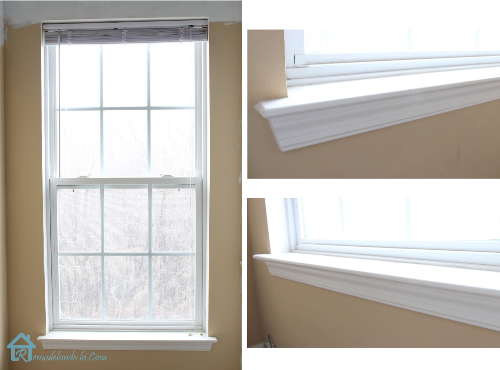 How to Install Window Trim - Remodelando la Casa