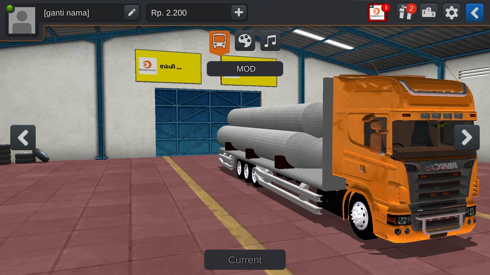 Scania Truck MOD  Bus simulator Indonesia MOD  BSSID MOD download