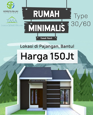 Rumah Hunian Jogja Murah 150 Juta