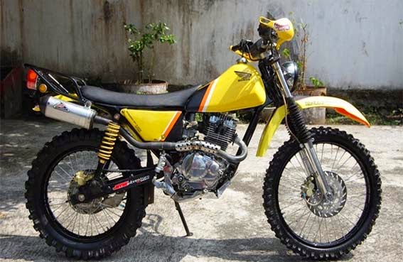 Modifikasi Honda Mega Pro : Trail Jadul - Indonesia Motorcycle