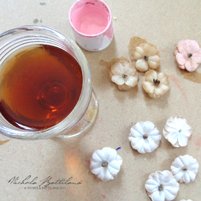 Tea Dying Petaloo DIY  Blooms