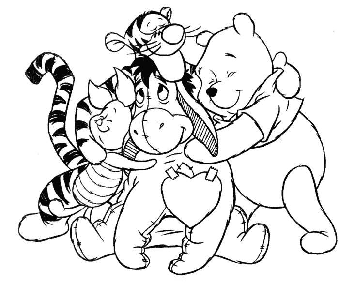 Best Friends Coloring Pages