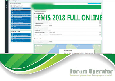 EMIS 2018 Full Online Operator Tidak Perlu Kerja Dua Kali