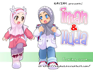Gambar Catatan Kecil Kartun Muslimah Comel Cantik Gambar 