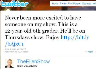 Greyson Michael Chance Stars | Greyson Michael Chance on The Ellen DeGeneres Show