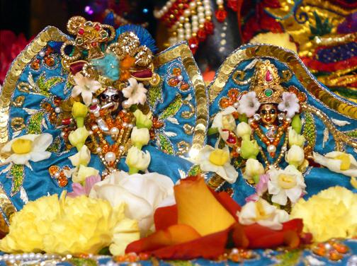 Tamal Krishna Goswami's Radha Damodar Deities