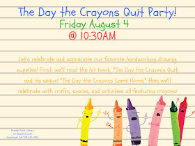 Franklin Public Library: The Day the Crayons Quit Party