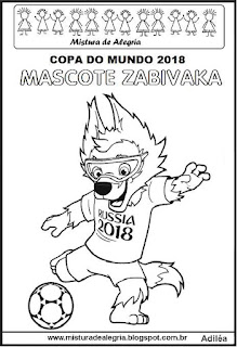 Mascote Zabivaka copa mundial 2018