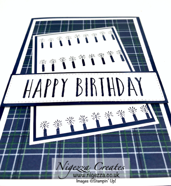 Nigezza Creates with Stampin' Up! Stamp Around UK May Happy Birthday Capt Tom