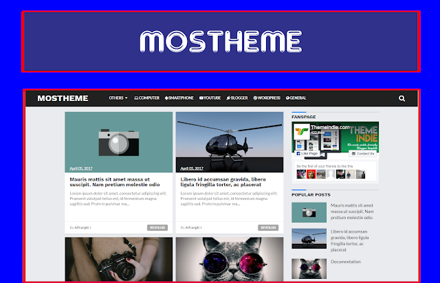 Mostheme Blogger Template Responsive & High CTR Free Download
