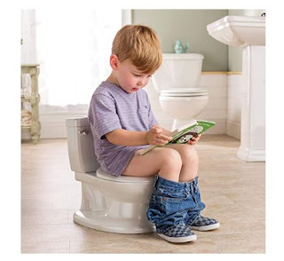 Summer Infant My Size Potty - Training Toilet for Toddler Boys & Girls - with Flushing Sounds and Wipe Dispenser 