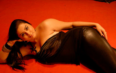 Namitha In Black Dress Stills