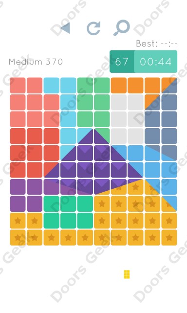 Cheats, Walkthrough for Blocks and Shapes Medium Level 370