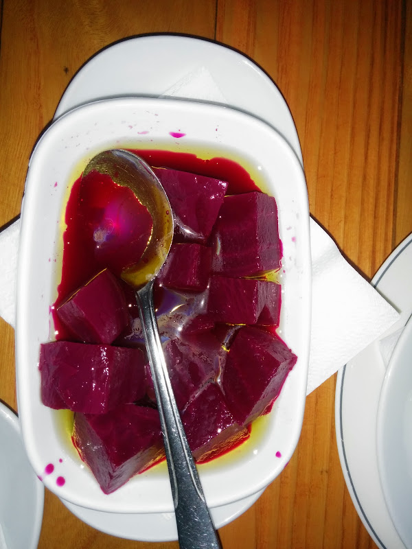 Turkish Meze made from Beetroots