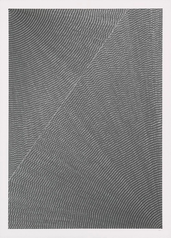 Alexandra Roozen Currents #03, 2019 pencil on paper 70 x 50 x 1 cm