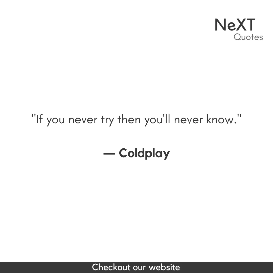 Coldplay Quotes