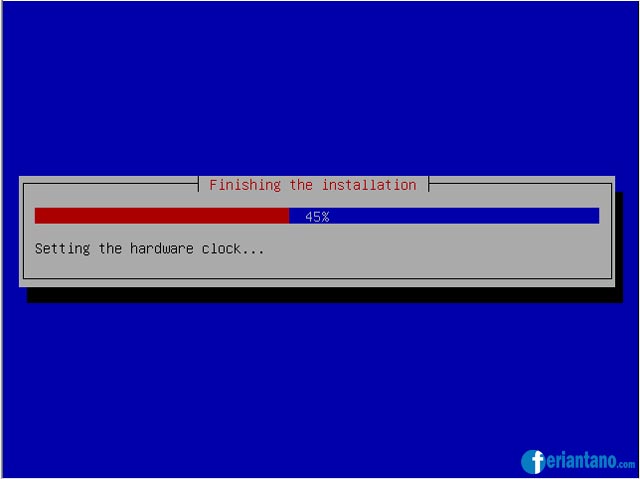 Cara Install Debian 5 Lenny Berbasis Text (CLI) Lengkap Dengan Gambar - Feriantano.com