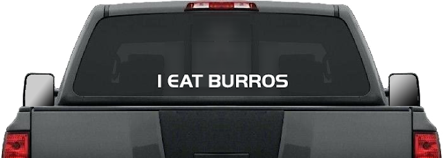 I eat burros