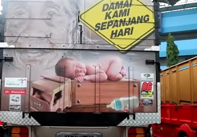 gambar bak truk lucu - pesan moral bak truk